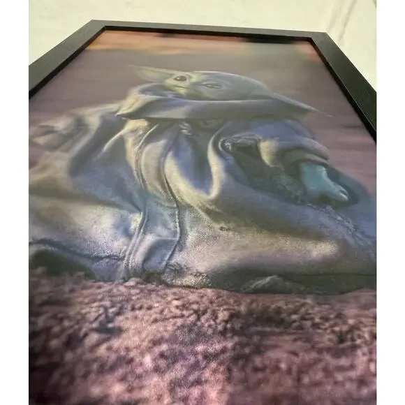 Star Wars THE MANDALORIAN THE CHILD BABY YODA LENTICULAR ILLUSION PRINT